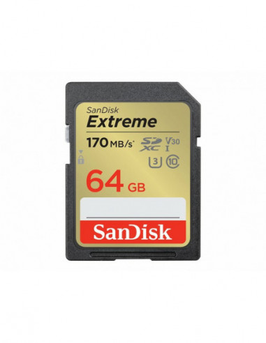 Sandisk Extreme 64 Gb Sdxc,...