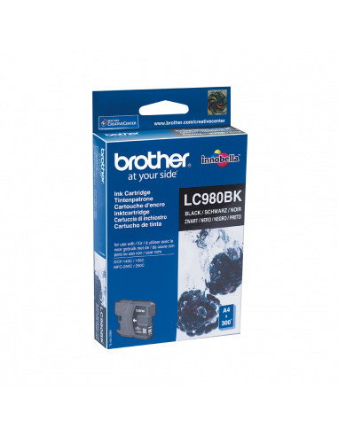 Tinteiro Brother LC980BK Preto,...