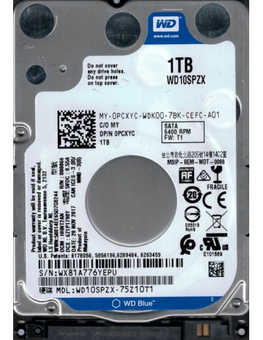 Disco Rígido Western Digital 1TB... Disco Rígido Western Digital 1TB...
