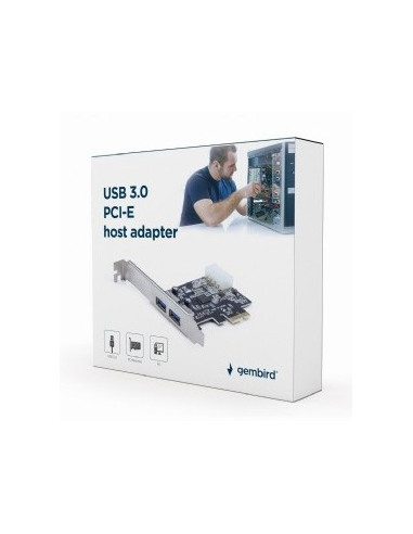Controladora PCIe Gembird UPC-30-2P,...