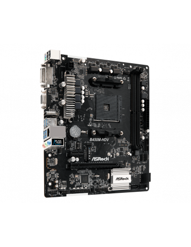 Motherboard AsRock B450M-HDV AM4,...