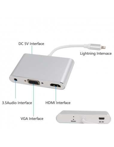 Adaptador OEM Lightning para HDMI e...