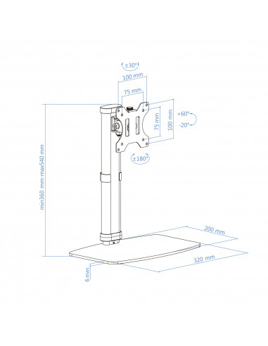 TooQ DB1127TN-B montagem e suporte... TooQ DB1127TN-B montagem e suporte...