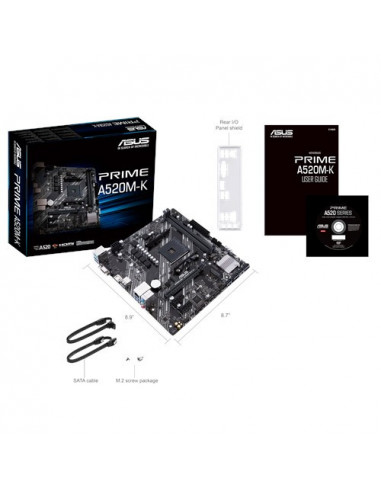Motherboard Asus Prime A520M-K AM4,... Motherboard Asus Prime A520M-K AM4,...