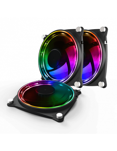 Kit 3 ventoinhas 120mm Gamemax RB300... Kit 3 ventoinhas 120mm Gamemax RB300...