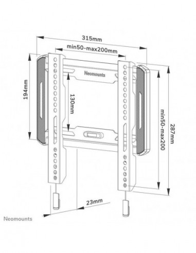 Suporte de Monitor NewStar Neomounts...