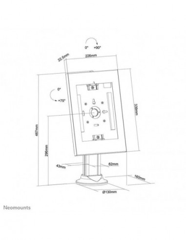 Suporte para Tablet Neomounts By... Suporte para Tablet Neomounts By...