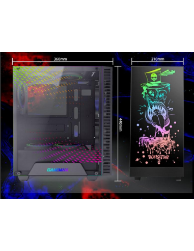 Caixa Mid Tower ATX Gamemax RockStar...