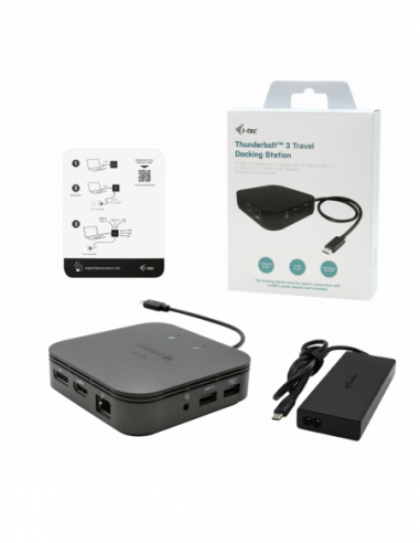 i-tec TB3TRAVELDOCKPD60W base &...