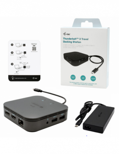 i-tec TB3TRAVELDOCKPD60W base &...