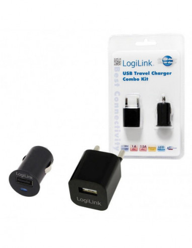 Carregador USB LOGILINK PA0076 para... Carregador USB LOGILINK PA0076 para...