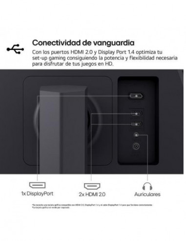 Monitor LG UltraGear 27GS75Q-B: 27",...