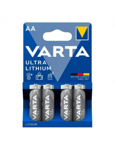 Varta Ultra Lithium Aa Bli 4 6106301404