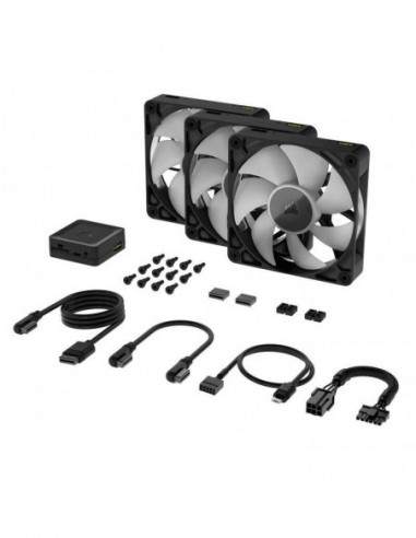 Kit de 3 Ventoinhas Corsair RX120...
