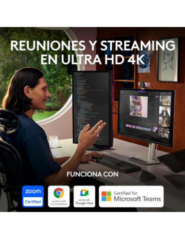 Câmara Web Logitech MX Brio 4K UHD...