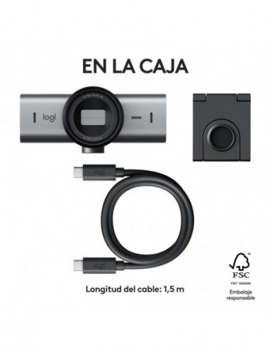 Câmara Web Logitech MX Brio 4K UHD...