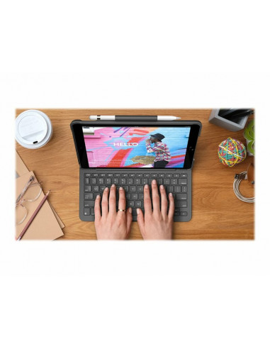 Logitech Slim Folio - teclado e pasta...