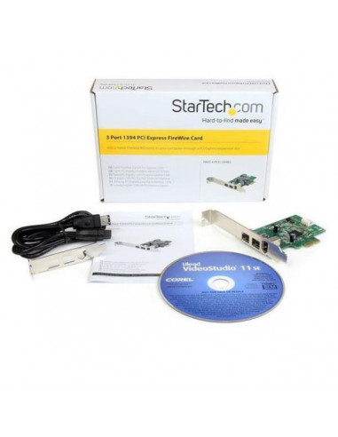 Adaptador FireWire StarTech PEX1394B3...