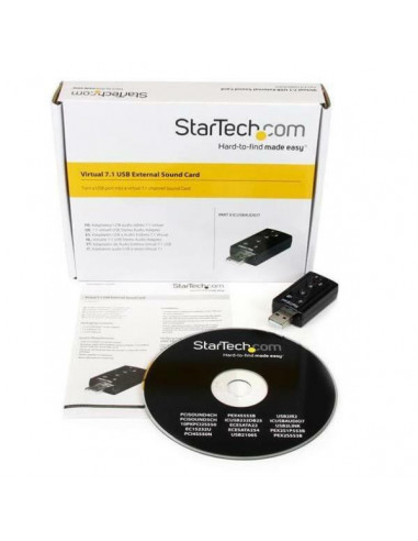 Placa de Som StarTech.com ICUSBAUDIO7...