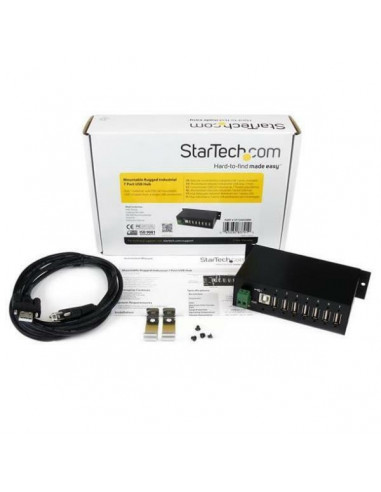 Mountable Industrial 7 Port USB Hub