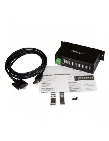 Mountable Industrial 7 Port USB Hub