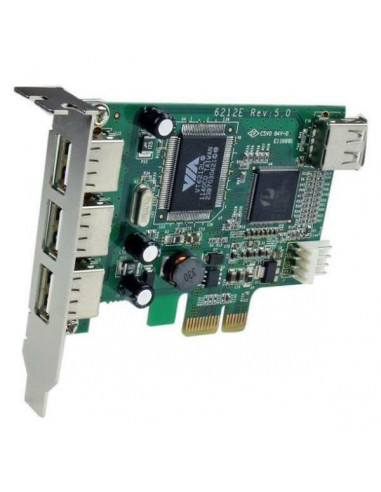 Adaptador Startech PCI Express para 4...