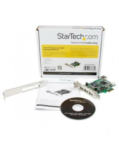Adaptador Startech PCI Express para 4...