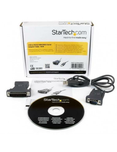 USB to RS232 DB9/DB25 Serial Adapter USB to RS232 DB9/DB25 Serial Adapter