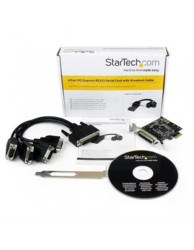 Controladora StarTech PEX4S553B - PCI... Controladora StarTech PEX4S553B - PCI...