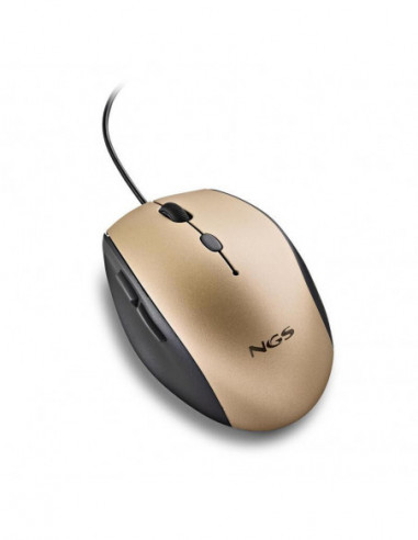 Rato NGS Moth Gold: Rato ergonómico... Rato NGS Moth Gold: Rato ergonómico...