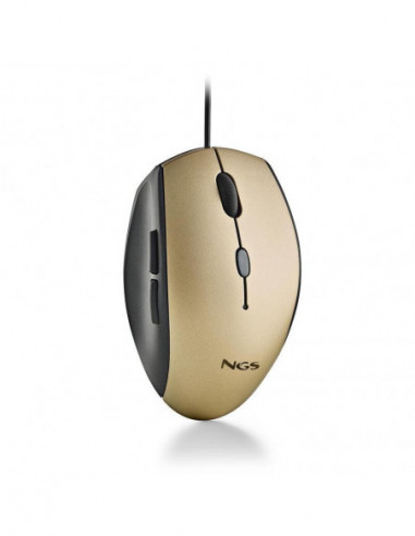 Rato NGS Moth Gold: Rato ergonómico... Rato NGS Moth Gold: Rato ergonómico...