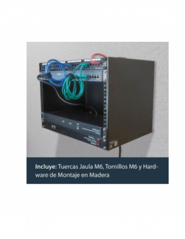 Bastidor Startech 8U de Parede,... Bastidor Startech 8U de Parede,...