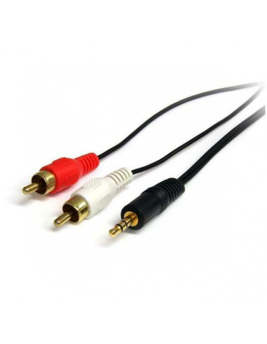 3 ft Stereo Audio Cable 3.5mm to 2x RCA 3 ft Stereo Audio Cable 3.5mm to 2x RCA
