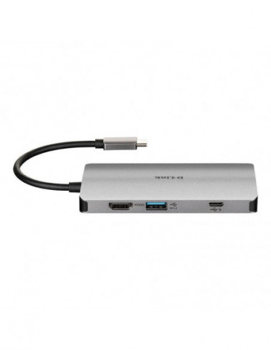 Hub USB-C D-Link DUB-M810: 8-em-1 com...