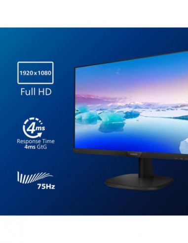 Monitor Philips 243V7QDAB/00, 23.8",...