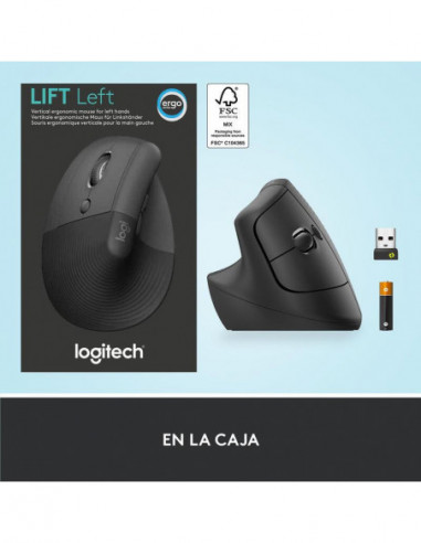 Rato Logitech Lift Left, ergonómico... Rato Logitech Lift Left, ergonómico...
