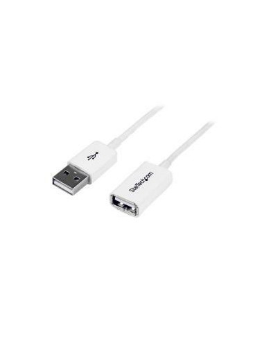 1m White USB 2.0 Extension Cable - M/F 1m White USB 2.0 Extension Cable - M/F