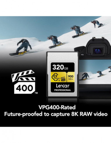 Cartão Lexar Professional CFexpress... Cartão Lexar Professional CFexpress...