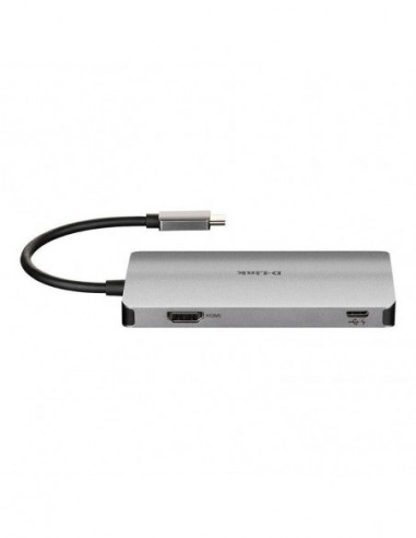 Hub USB-C D-Link DUB-M610: 6-em-1,... Hub USB-C D-Link DUB-M610: 6-em-1,...