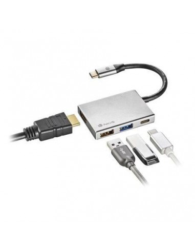 Ngs - Hub 4 Portas Usb-C Wonderdock4