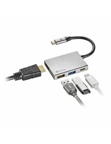 Ngs - Hub 4 Portas Usb-C Wonderdock4