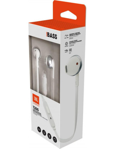 Auscultadores JBL T 205 Chrome