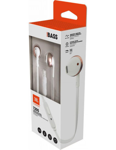 Auscultadores JBL T 205 Rosa