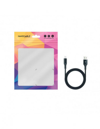 Cabo Nanocable Lightning para USB-A -... Cabo Nanocable Lightning para USB-A -...