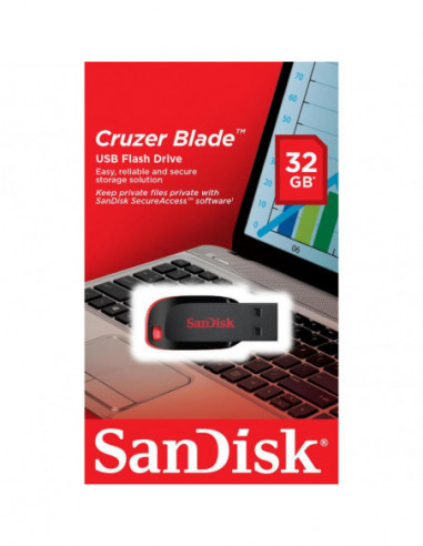 Pen drive SanDisk Cruzer Blade 32GB... Pen drive SanDisk Cruzer Blade 32GB...