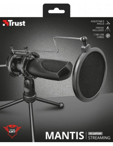 Microfone Trust Mantis GXT 232 para... Microfone Trust Mantis GXT 232 para...