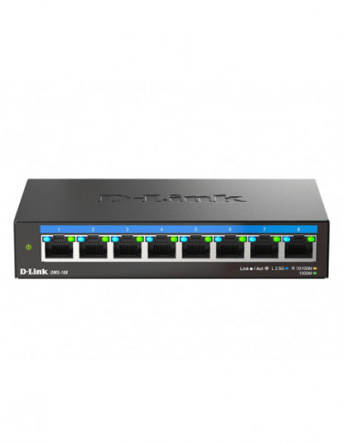D-Link 8-Port Multi-Gigabit Unmanaged...