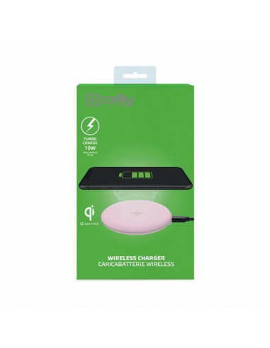 Celly Cargador RED Inalambrico 2A-10W...