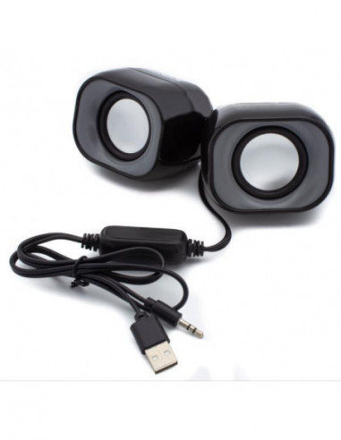 Colunas NILOX NXAPC01 - 2W, USB,...