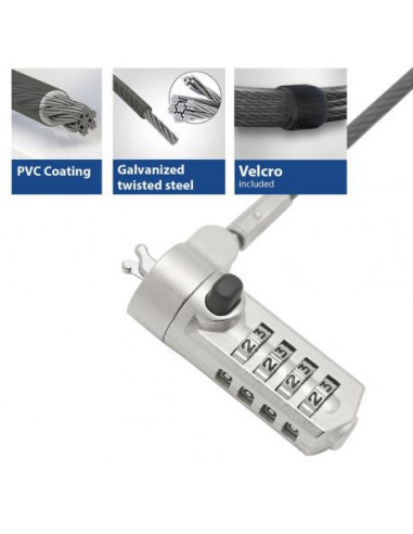 Ewent EW1242 cadeado antirroubo... Ewent EW1242 cadeado antirroubo...